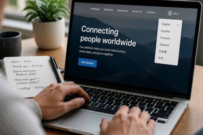 dwujęzyczna strona wordpress
