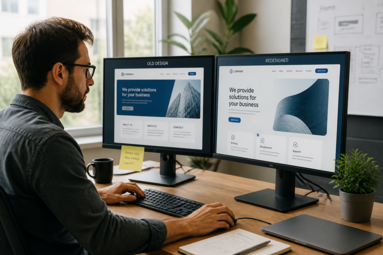 redesign strony WordPress