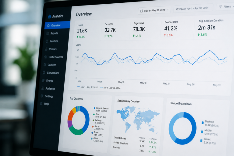Błędy w Google Analytics i Search Console, które psują dane SEO na stronie WordPress