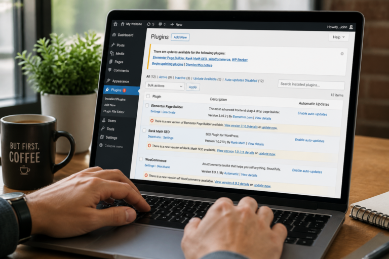 opieka wordpress
